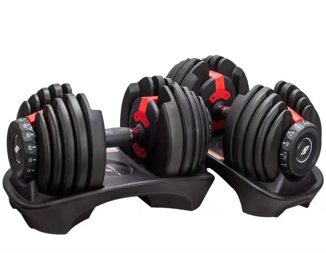 24Kg 52.5LB Manubri Regolabili Verstellbare Hantel Hanteln Fitness Workout Adjustable Dumbbells for Home