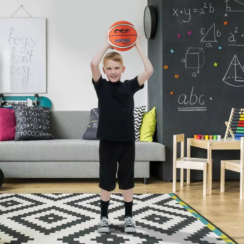 Silent Basketball Indoor Mute Pat Ball Silent Basketball 21/24Cm No.5/7 Soft Foam Basketball for Kids Adult Basketball Games
