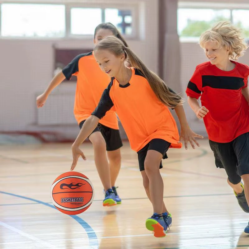 Silent Basketball Indoor Mute Pat Ball Silent Basketball 21/24Cm No.5/7 Soft Foam Basketball for Kids Adult Basketball Games