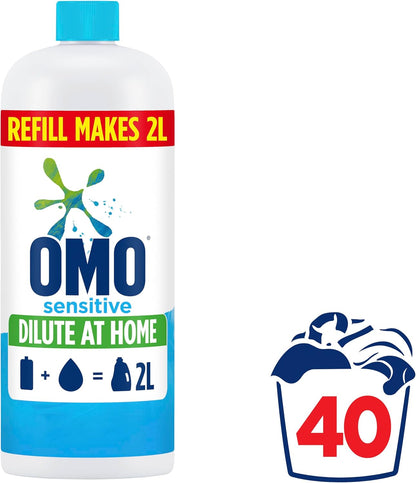 Laundry Liquid Dilute at Home Refill Sensitive 665Ml (40 Washes)