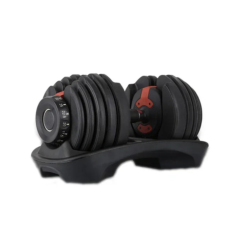 24Kg 52.5LB Manubri Regolabili Verstellbare Hantel Hanteln Fitness Workout Adjustable Dumbbells for Home