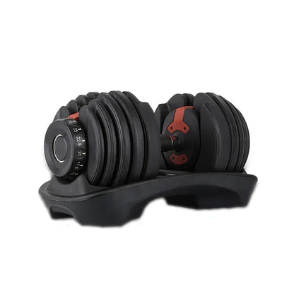 24Kg 52.5LB Manubri Regolabili Verstellbare Hantel Hanteln Fitness Workout Adjustable Dumbbells for Home
