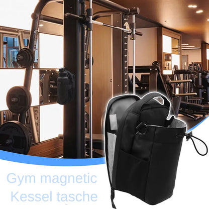 Fashionable Cross-Border New Sport Water Bottle Bag Magnetic Absorption Fitness Gym Magnetic Portable Water Bottle Bag