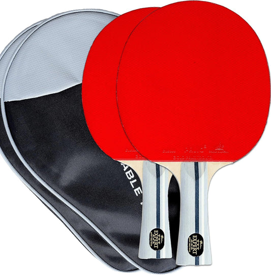 Palio Expert 3.0 Table Tennis Bat & Case | ITTF Approved High-Performance Ping Pong Racket for Beginners | Maximum Spin & Control