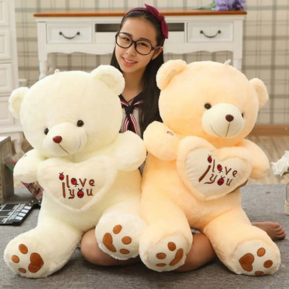 50Cm Luminous Creative Light up LED Teddy Bear Stuffed Animals Plush Toy Colorful Glowing Teddy Bear Christmas Gift for Kid