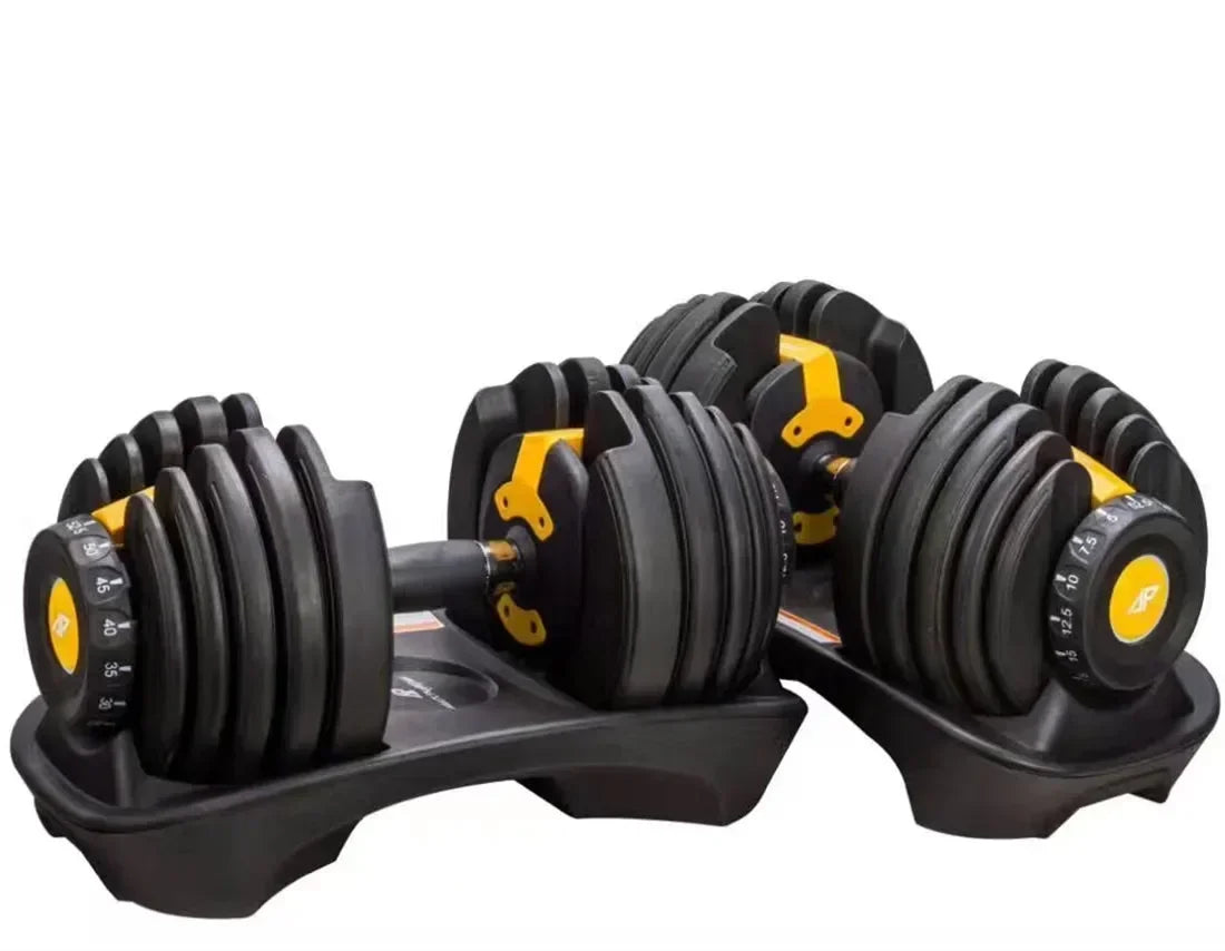 24Kg 52.5LB Manubri Regolabili Verstellbare Hantel Hanteln Fitness Workout Adjustable Dumbbells for Home