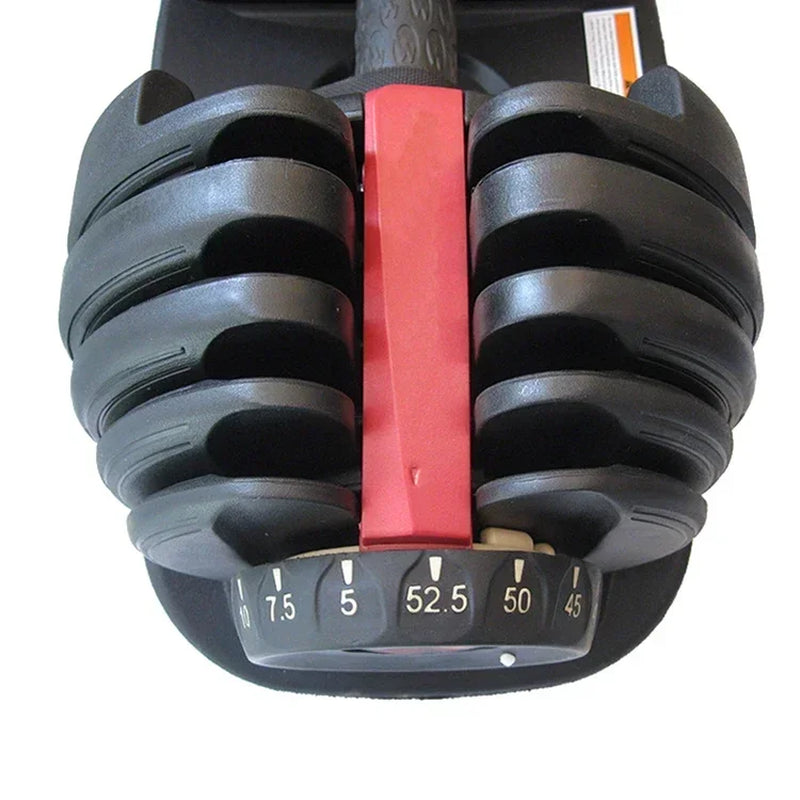 24Kg 52.5LB Manubri Regolabili Verstellbare Hantel Hanteln Fitness Workout Adjustable Dumbbells for Home